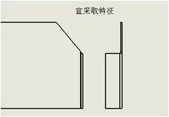折彎避免在斜邊上